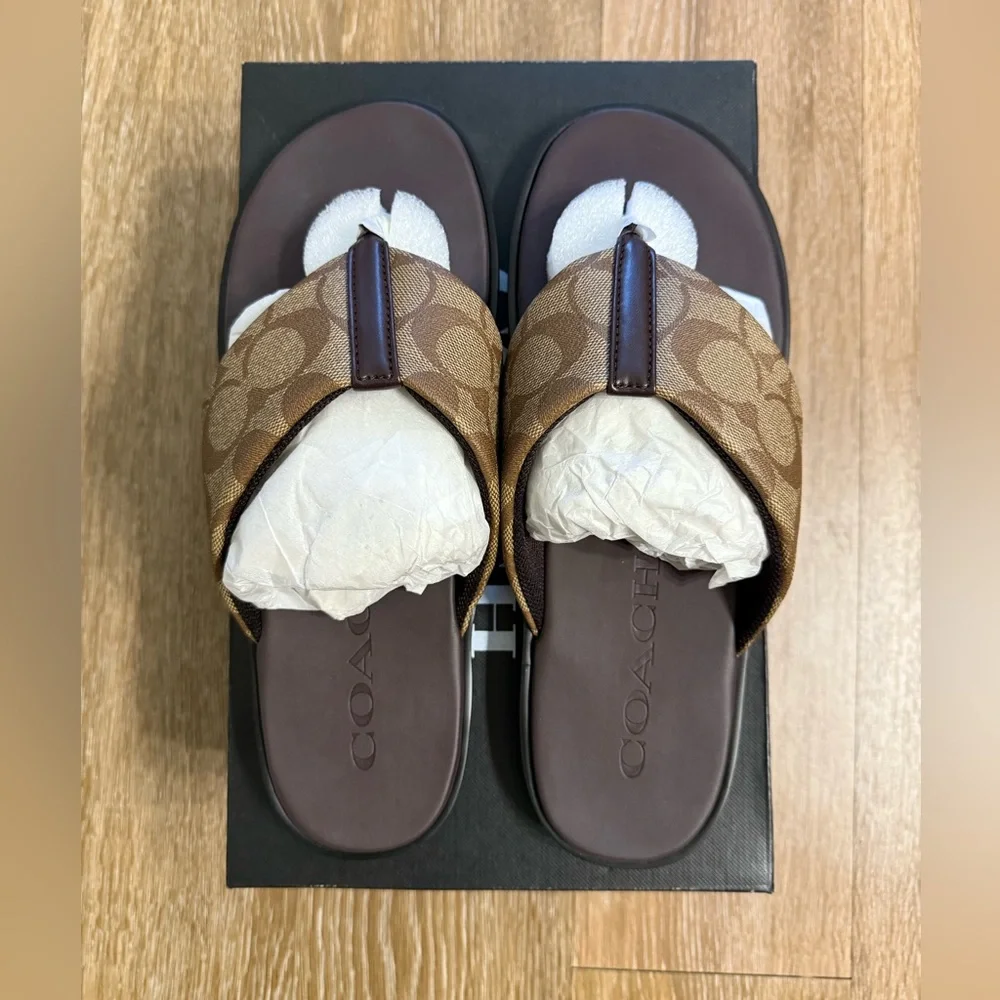 Coach Flip Flop In Signature Canvas (Men’s) - Picture 4 of 4